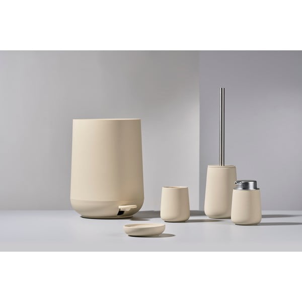 Бежова порцеланова чаша за четка за зъби Nova - Zone-image-1