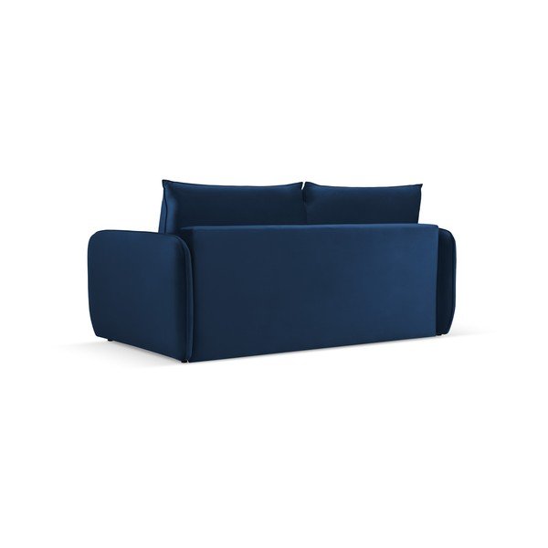 Тъмносиньо кадифено канапе 194 cm Vienna - Cosmopolitan Design-image-3