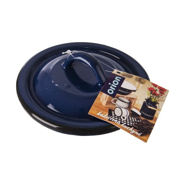 Син емайлиран капак , ⌀ 14 cm - Orion-image-3