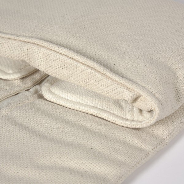 Бяла подложка за смяна за пътуване от органичен памук Jeila - Kave Home-image-2