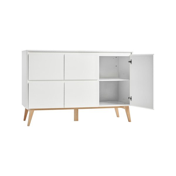 Бял детски скрин , 148 x 92 cm Swing - Pinio-image-3