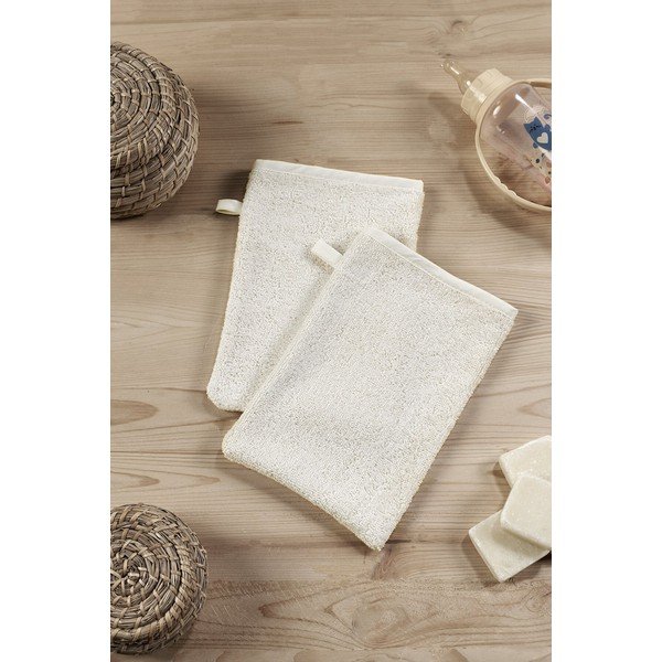 Бежова бебешка кърпа от бамбук и памук Mila - Mila Home-image-4