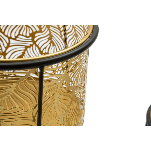 Комплект от 2 стойки за саксии в златисто, височина 40 cm Leavy - Mauro Ferretti-image-4