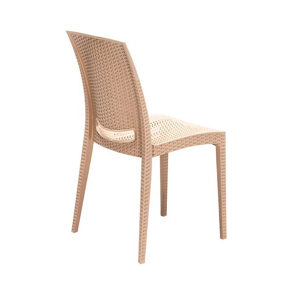 Бежов градински комплект за хранене от изкуствен ратан за 4 души Rattan – Floriane Garden-image-4