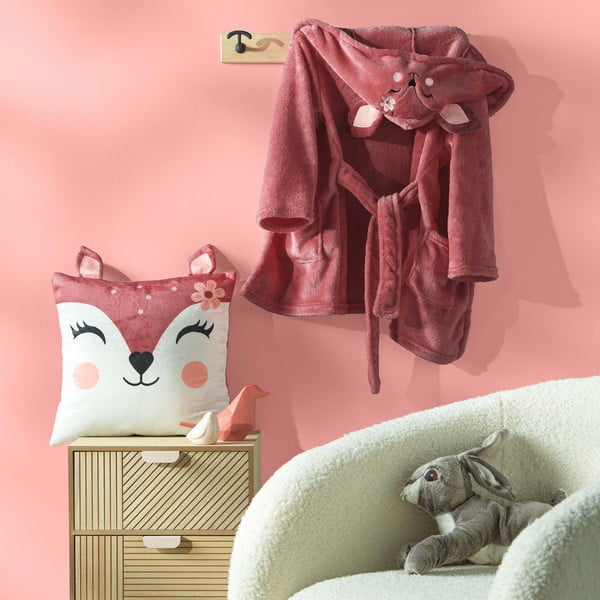 Кадифена детска възглавница 40x40 cm Bichette – douceur d'intérieur-image-1