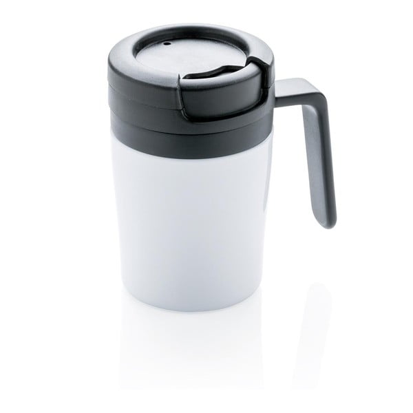 Бяла термочаша с дръжка XD Design Coffee to Go, 160 ml - XD Design