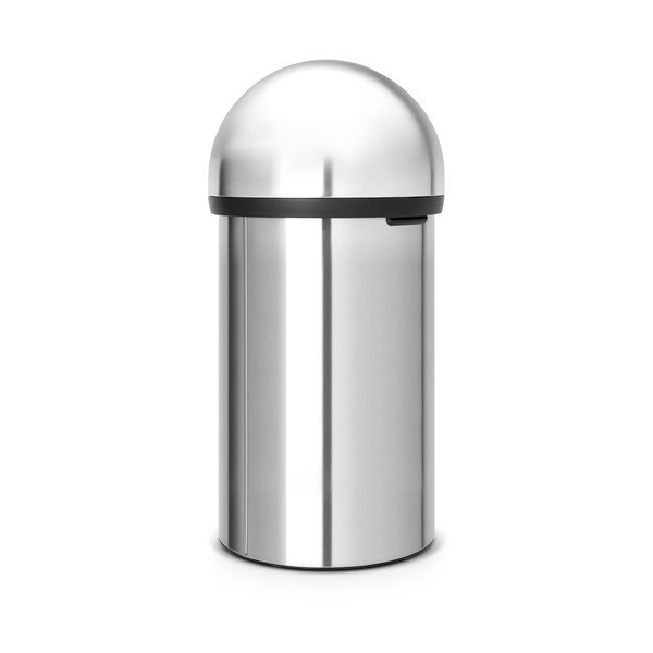 Матово-сребристо стоманено кошче за боклук 60 l Push Bin – Brabantia-image-2
