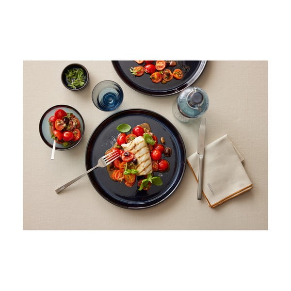 Стоманен прибори за хранене 16 бр. в матово сребрист цвят – Bitz-image-1