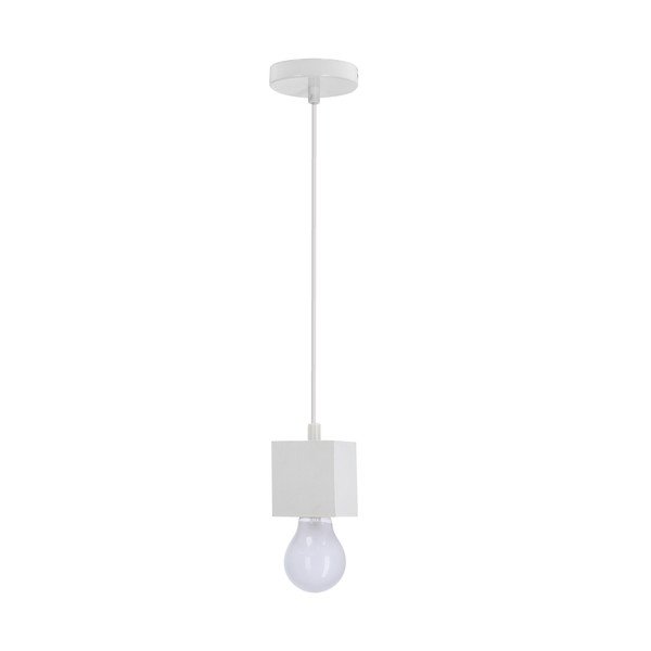 Бяло висящо осветително тяло Cubick – Candellux Lighting-image-3
