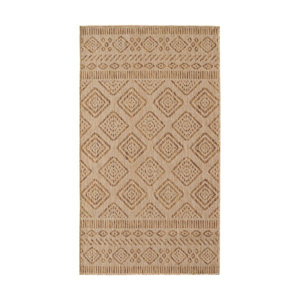 Бежов килим за открито и закрито 80x150 cm Mira 1452 – Ayyildiz Carpets
