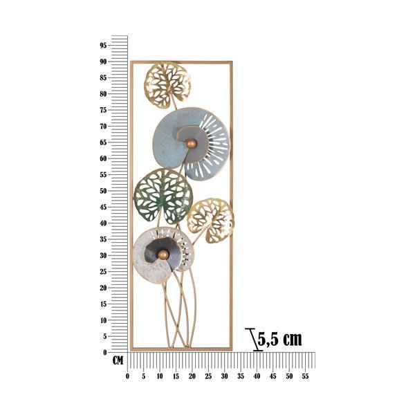 Метална декорация за стена Gloth, 31,2 x 90 cm - Mauro Ferretti-image-2