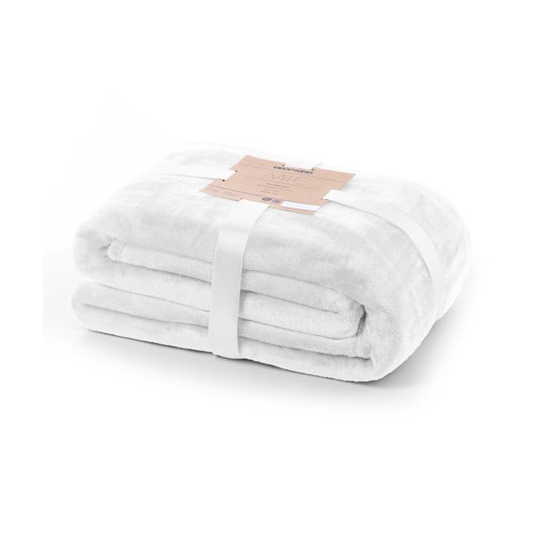 Бяло одеяло от микрофибър , 160 x 210 cm Mic - DecoKing