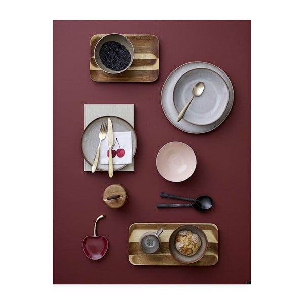 Сива керамична купа Sandrine - Bloomingville-image-3