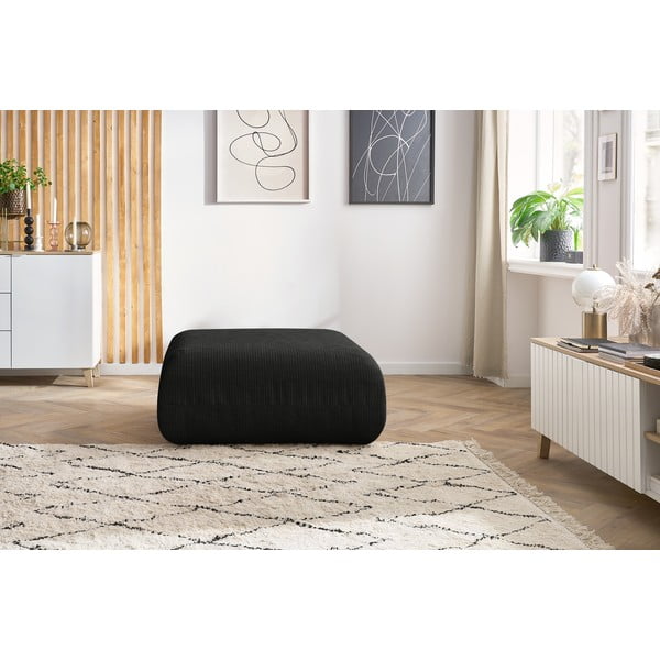 Тъмносива велурена табуретка Lecomte - Bobochic Paris-image-4