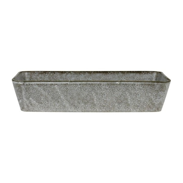 Менса сива каменоделска купа за сервиране, 38 x 24 cm - Bitz