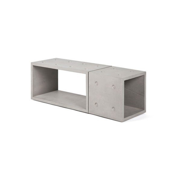 Библиотека за зарове Concrete Variable 2-Piece - Lyon Béton-image-1