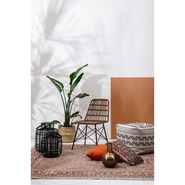 Комплект от 2 черни бамбукови фенера - Hübsch-image-2