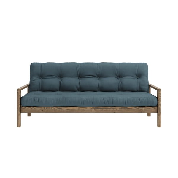 Разтегателен диван в петролен цвят 205 cm Knob - Karup Design