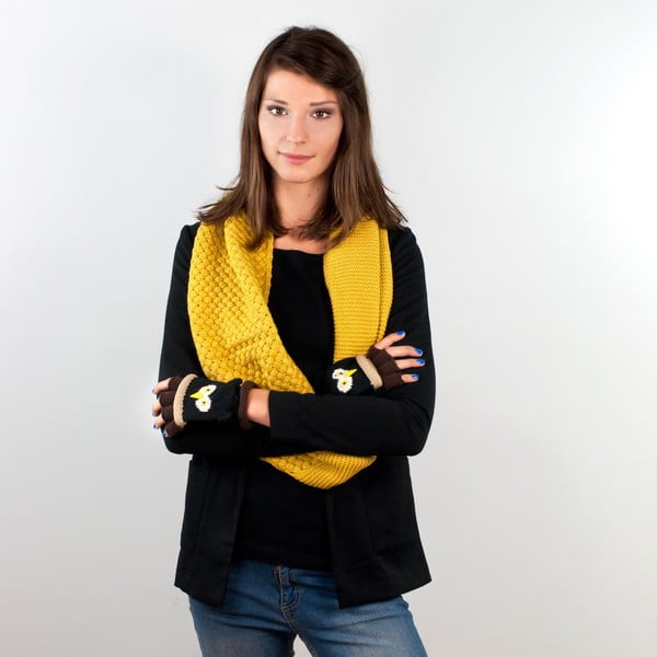 Šála Romantic Yellow-image-1