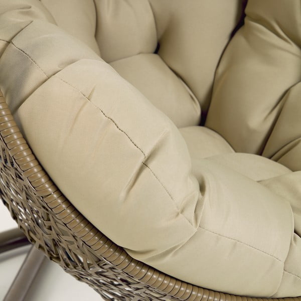 Висящ градински стол със стойка Florina - Kave Home-image-1