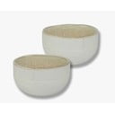 Бяло-бежови чаши в комплект от 2 бр. от камък ø 10 см Sand Grain - Mette Ditmer Denmark