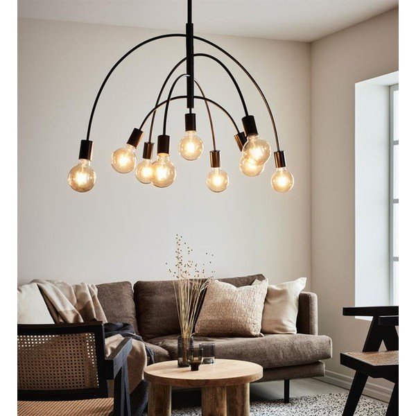 Черно висящо таванно осветително тяло, ширина 94,5 cm Lavello - Markslöjd-image-2