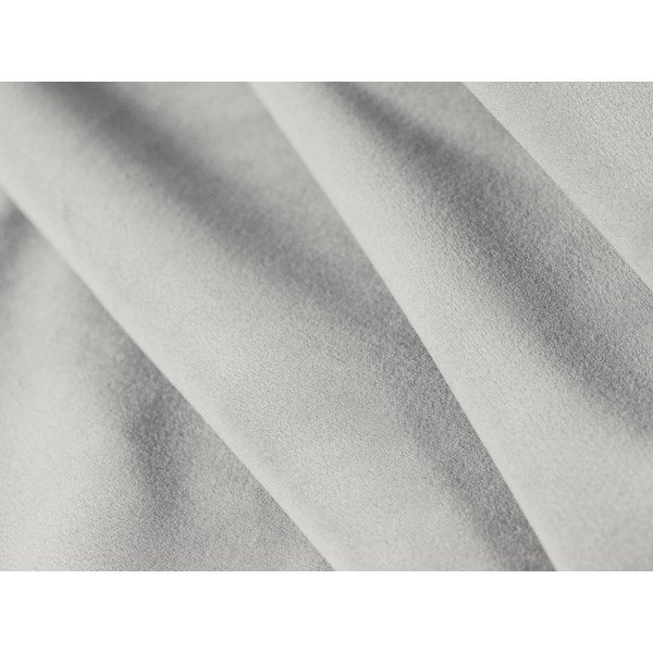 Светлосив кадифен ъглов диван (ляв ъгъл) Kate – Micadoni -image-4