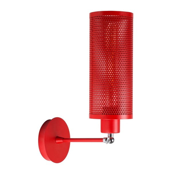 Červená nástěnná lampa Shade II