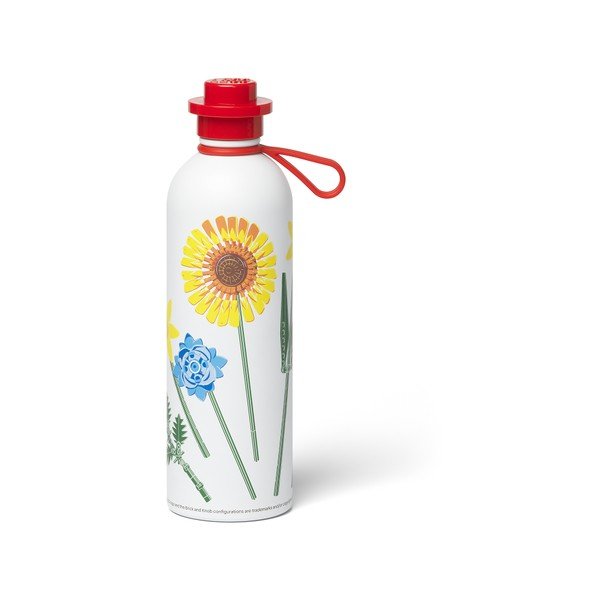 Червен /бял метален детски термос 560 ml Botanicals – LEGO®