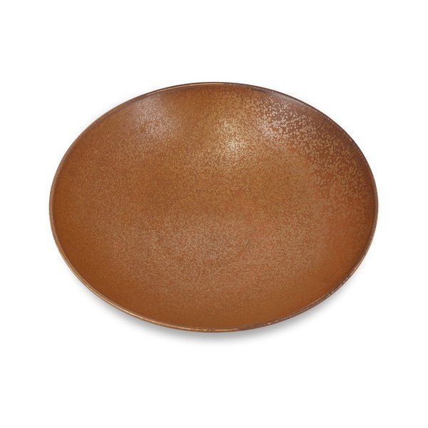 Кафява супена порцеланова чиния ø 26 cm Ovio – BonBistro-image-1