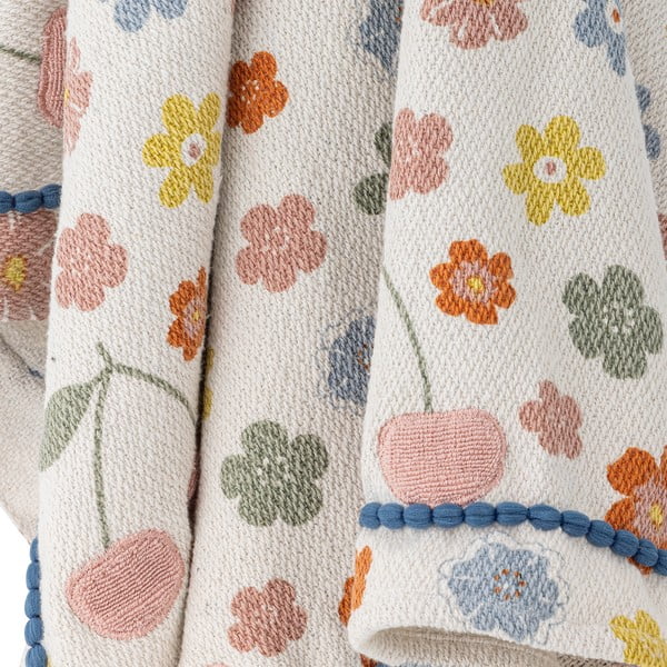 Бебешко одеяло от рециклиран памук 130x160 cm Cherry – Bloomingville Mini-image-2