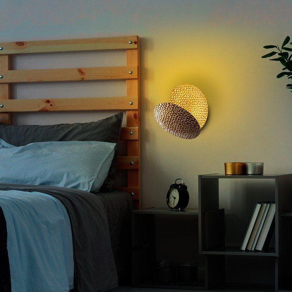 LED стенна лампа  в златист цвят ø 21 cm Yosma – Opviq lights-image-2