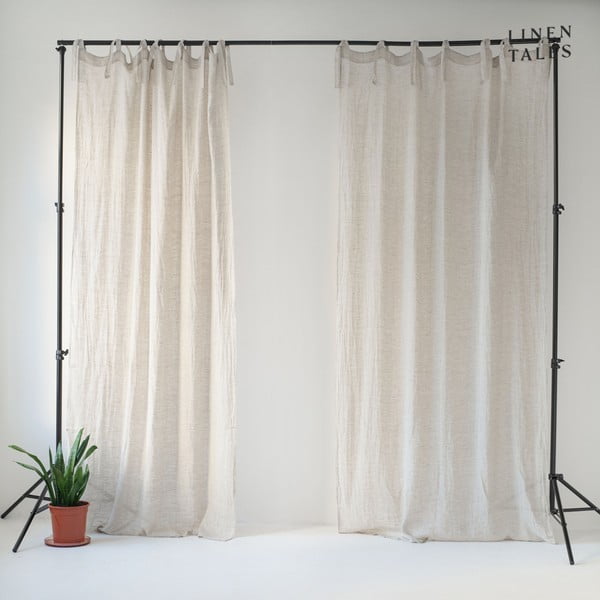 Кремава завеса 130x200 cm Daytime - Linen Tales