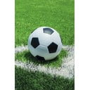 Зелено детско одеяло от флийс 100x150 cm Football – Jerry Fabrics