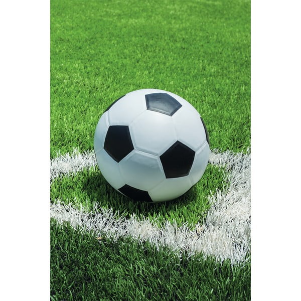 Зелено детско одеяло от флийс 100x150 cm Football – Jerry Fabrics