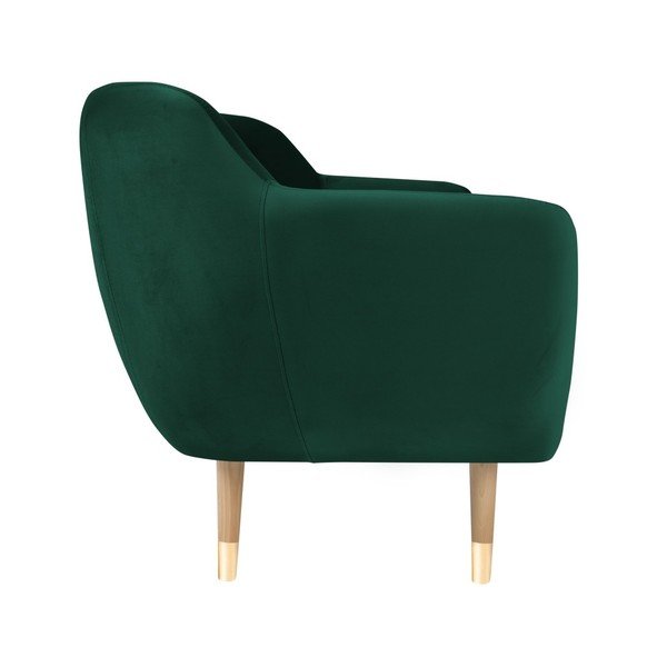 Tmavě zelené křeslo Mazzini Sofas Amelie-image-3