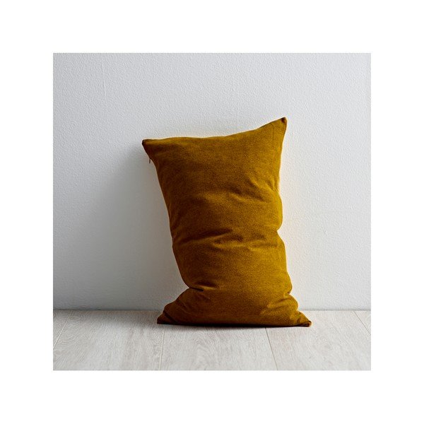 Жълта възглавница с високо съдържание на памук Klara, 40 x 60 cm - Södahl-image-3