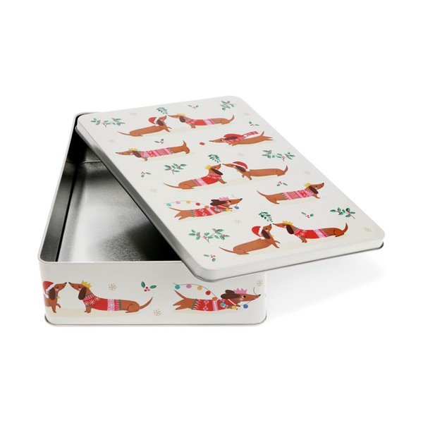 Кутия за храна Festive Sausage Dog – Rex London-image-2