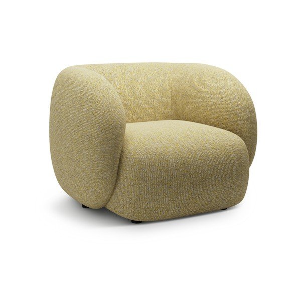 Жълто кресло Kate – Micadoni 