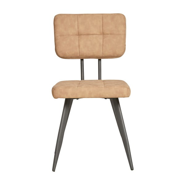 Комплект от 4 пясъчнокафяви трапезни стола Sofy - Marckeric