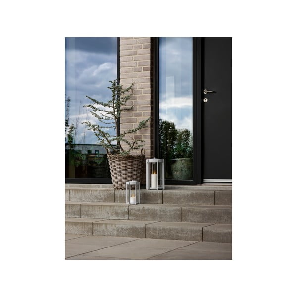 Светлосив LED фенер с USB (височина 25 cm) Firefly – Zone-image-3