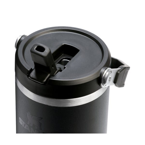 Черен термос от неръждаема стомана 890 ml IceFlow™ Flip Straw 2.0 Tumbler Black – Stanley-image-2