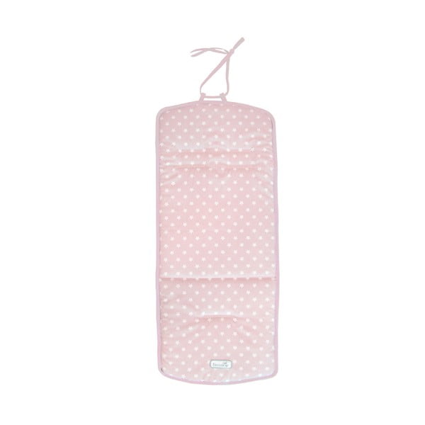 Розово одеяло за детска количка Stars, 45 x 80 cm - Tanuki