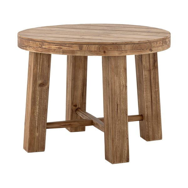 Кръгла масичка за кафе от декор от екзотична дървесина в тъмно естествен цвят ø 60 cm Emmett – Bloomingville