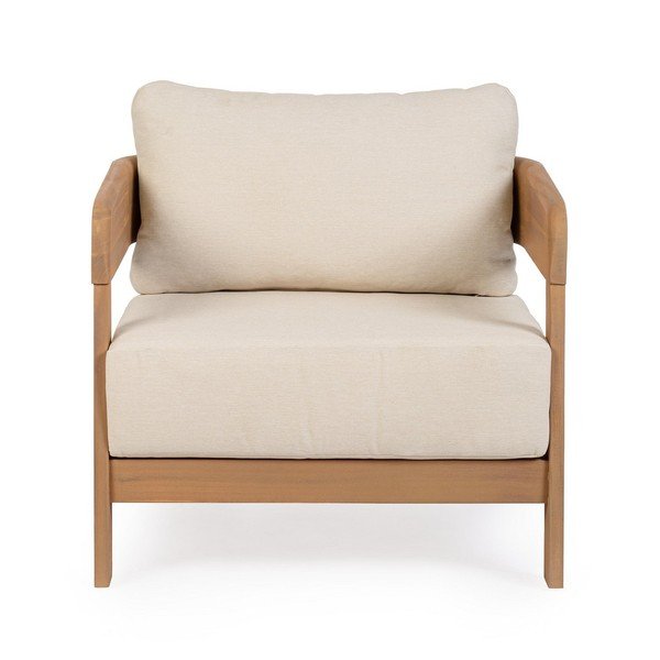 Градински стол от масивно дърво в естествен цвят Pablo – Bizzotto-image-2