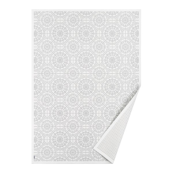 Бял шарен двустранен килим Raadi, 230 x 160 cm - Narma