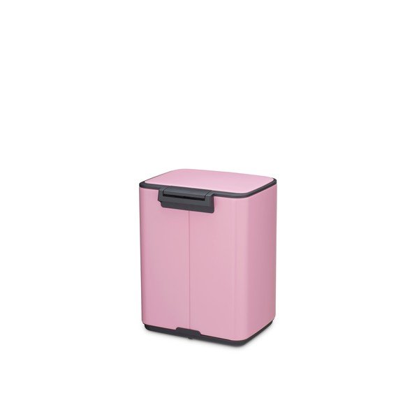 Розово стоманено кошче за боклук с педал 7 l Bo – Brabantia-image-4