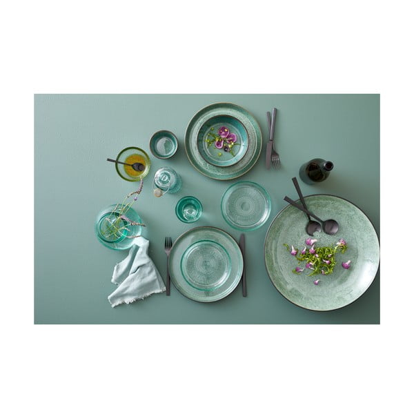 Зелена/черна глинена купичка Gastro Green/Black – Bitz-image-4