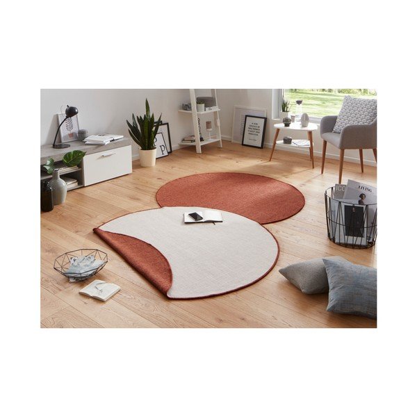 Тухленочервен килим за открито, ø 200 cm Miami - NORTHRUGS-image-2