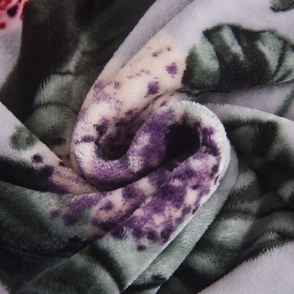 Светлосиво единично  спално бельо от микроплюш 140x200 cm Margot – My House-image-1